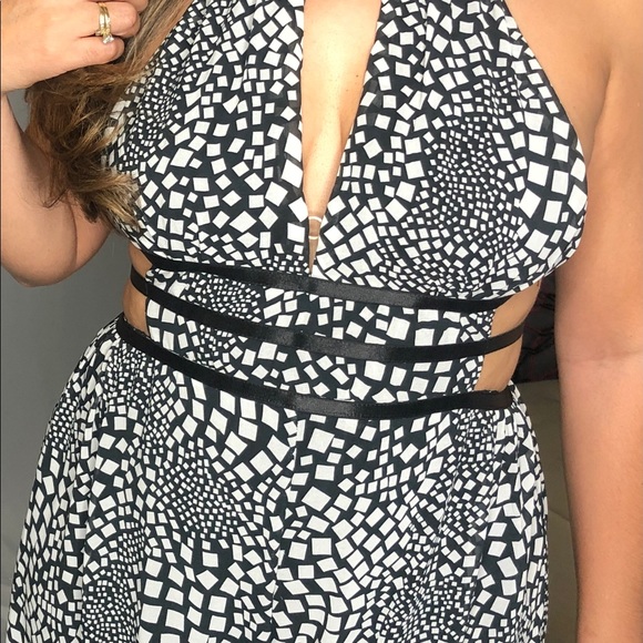 Chiffon Print Jumpsuit - Picture 1 of 7